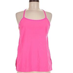 Pink lululemon tank with built in bra size 6